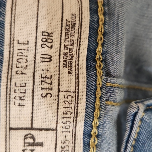 Free People Just Float On Flare Blue Jeans, Womens 28 R - Picture 5 of 8